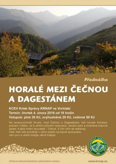 Přednáška Horalé mezi Čečnou a Dagestánem 