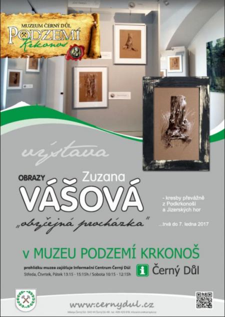 Muzeum Podzemí Krkonoš - výstava obrazy Vášová