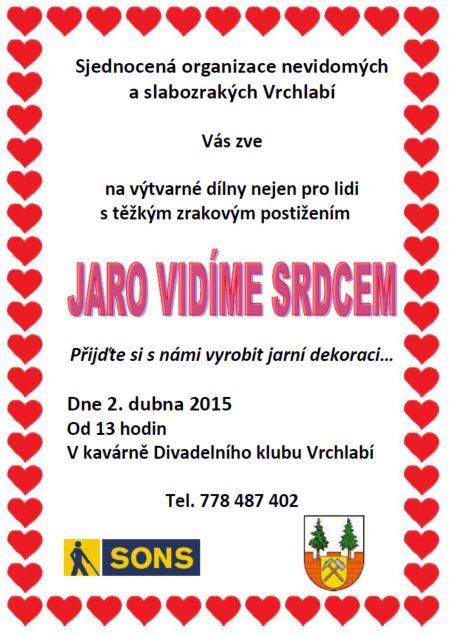 Jaro vidíme srdce 2.4.2015